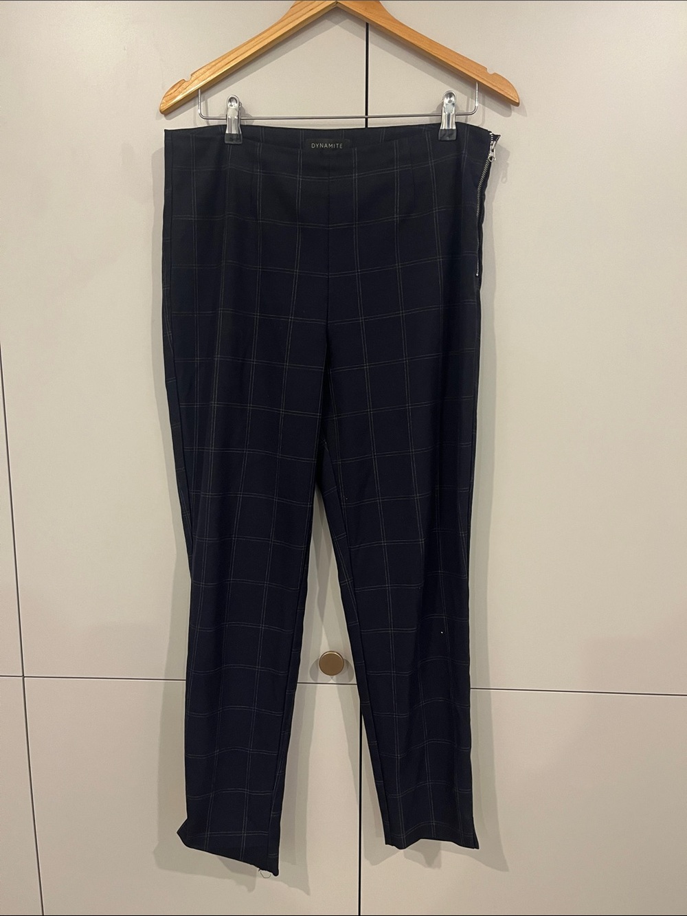 Dynamite Dark Navy Pinstripe Pants
